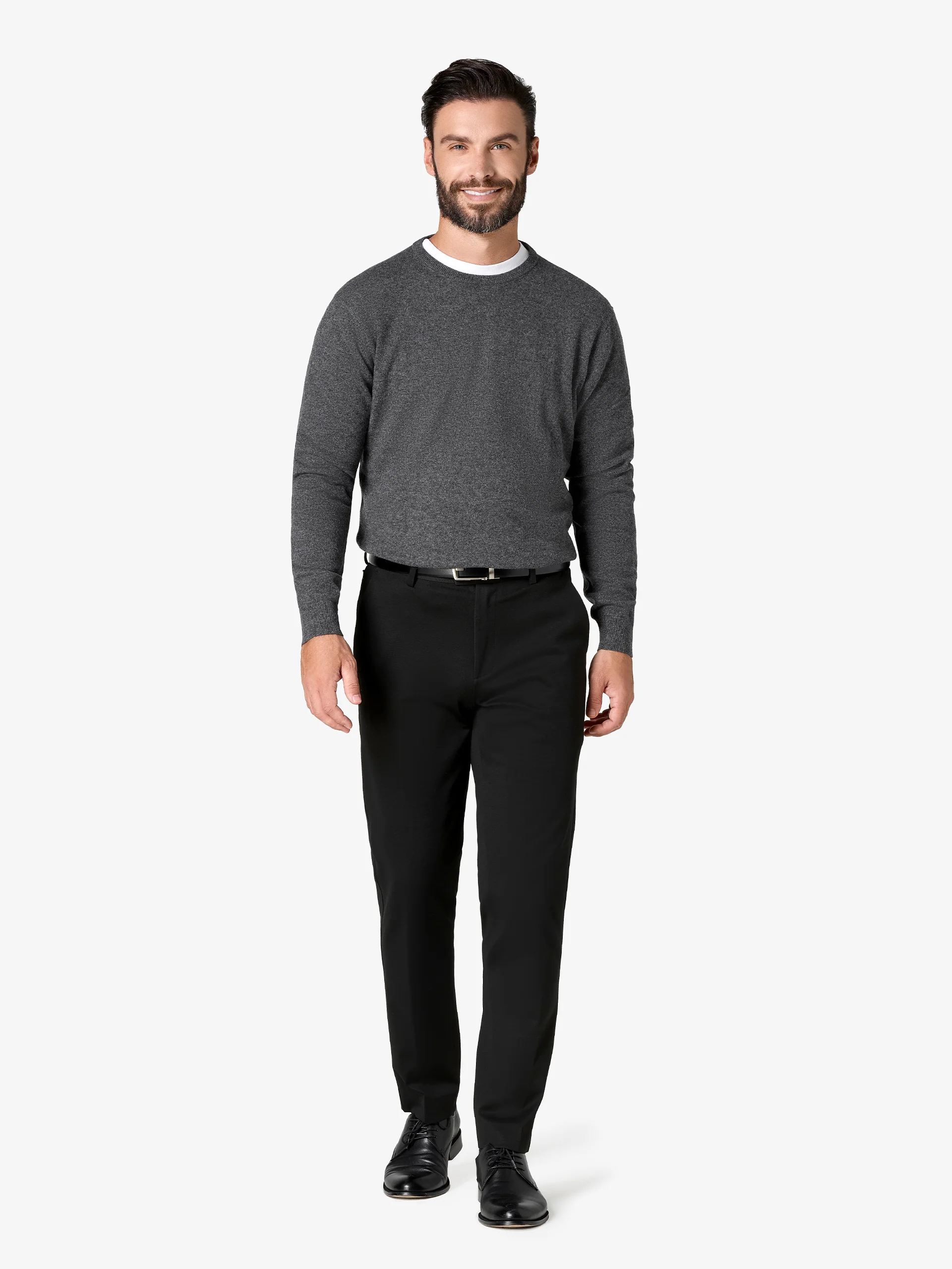 xSweater Cashmere Crewneck - Mid-Grey - Image 6
