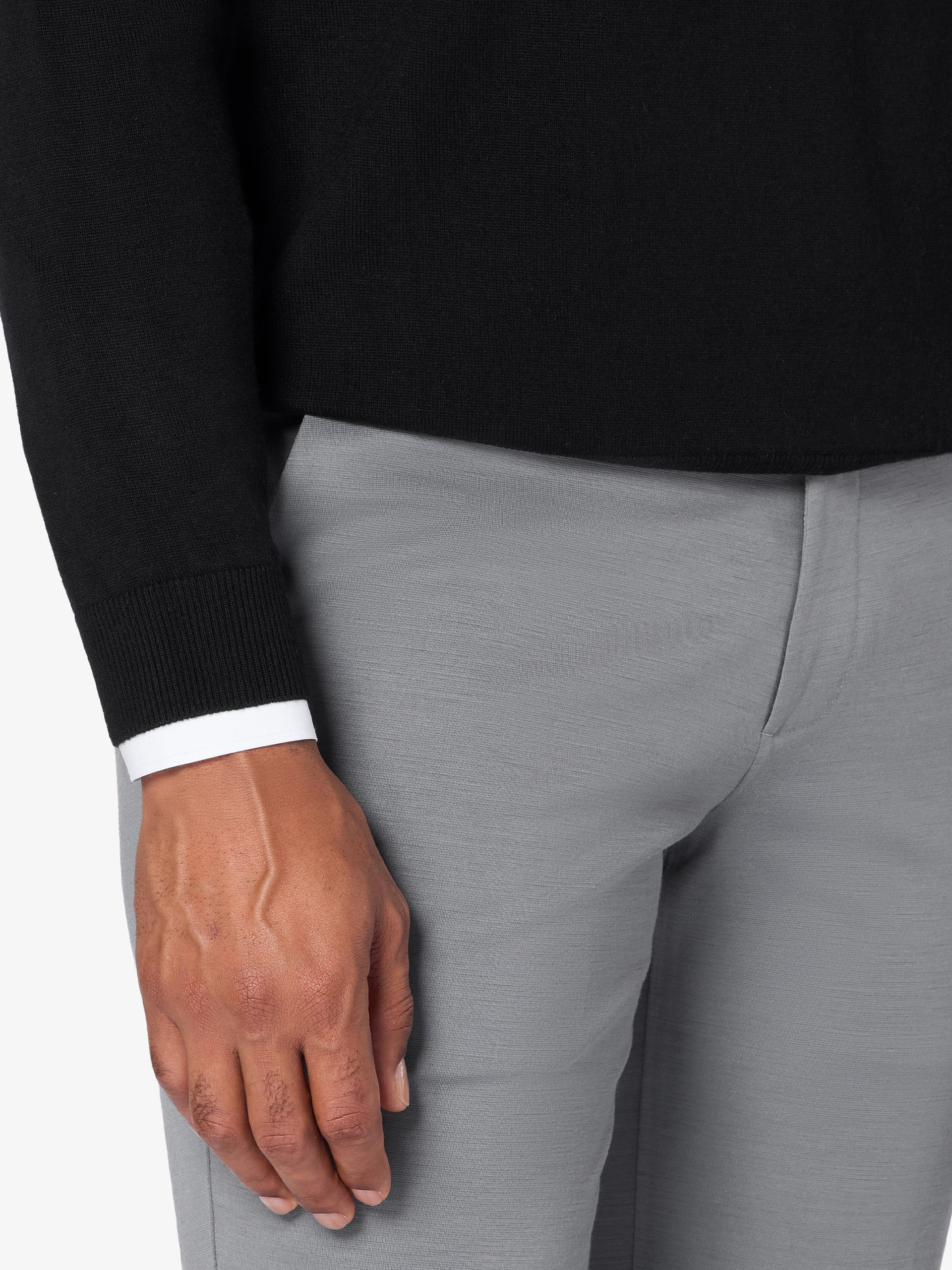 xSweater Merino Half-Zip Midweight - Black - Image 4