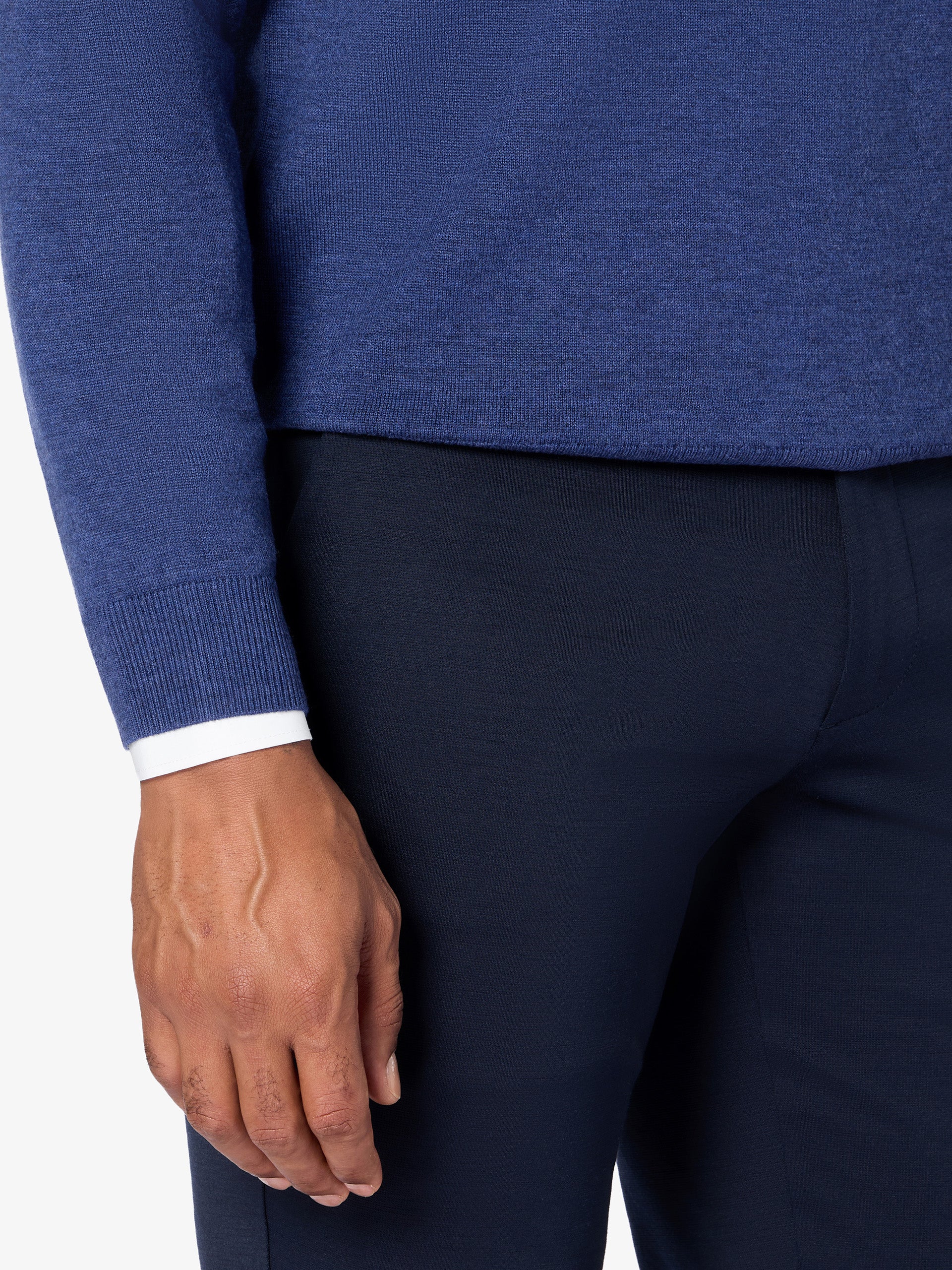 xSweater Merino Half-Zip Midweight - Blue - Image 4