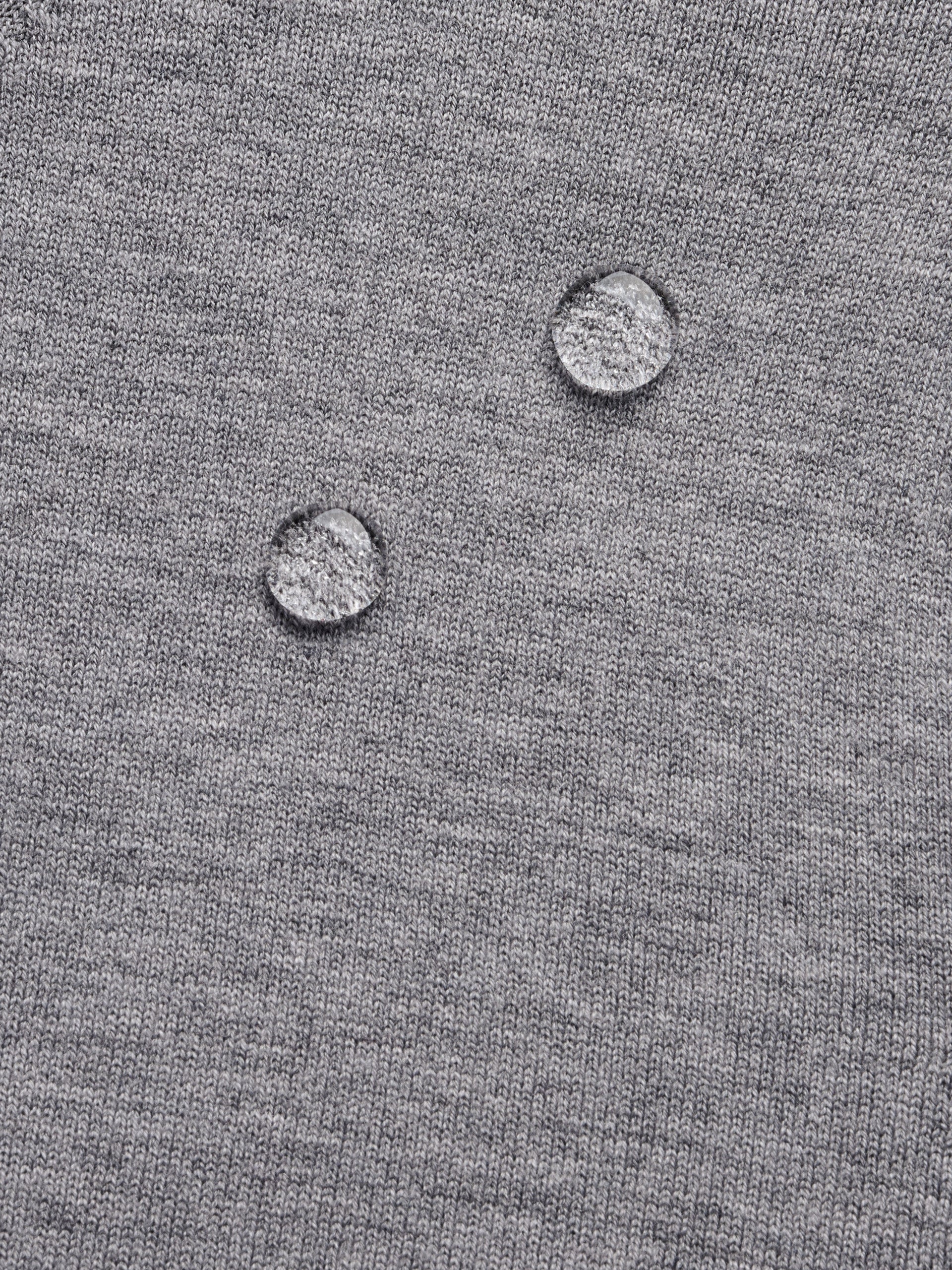 xSweater Merino Half-Zip Midweight - Light Grey - Image 8